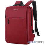 Backpack Travel Bag 15" USB Port and Multi-Pocket Design Red - LB200 - Image 2